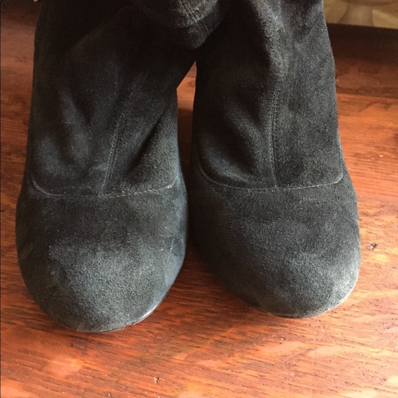 BCBG Slouch Suede Booties (S11) - Picture 4 of 8